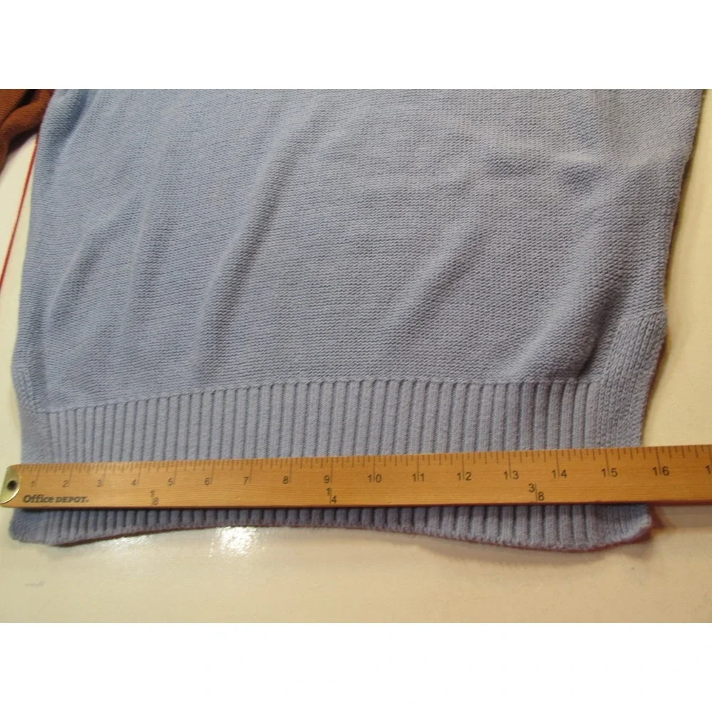BDG Pullover Sweater Men XS Multicolor Colorblock Preppy Retro Long Sleeves